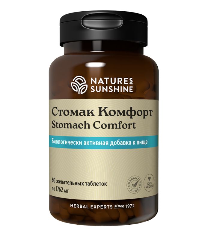 Пастилки Стомак Комфорт (Stomach Comfort) 60 таблеток по 1762 мг